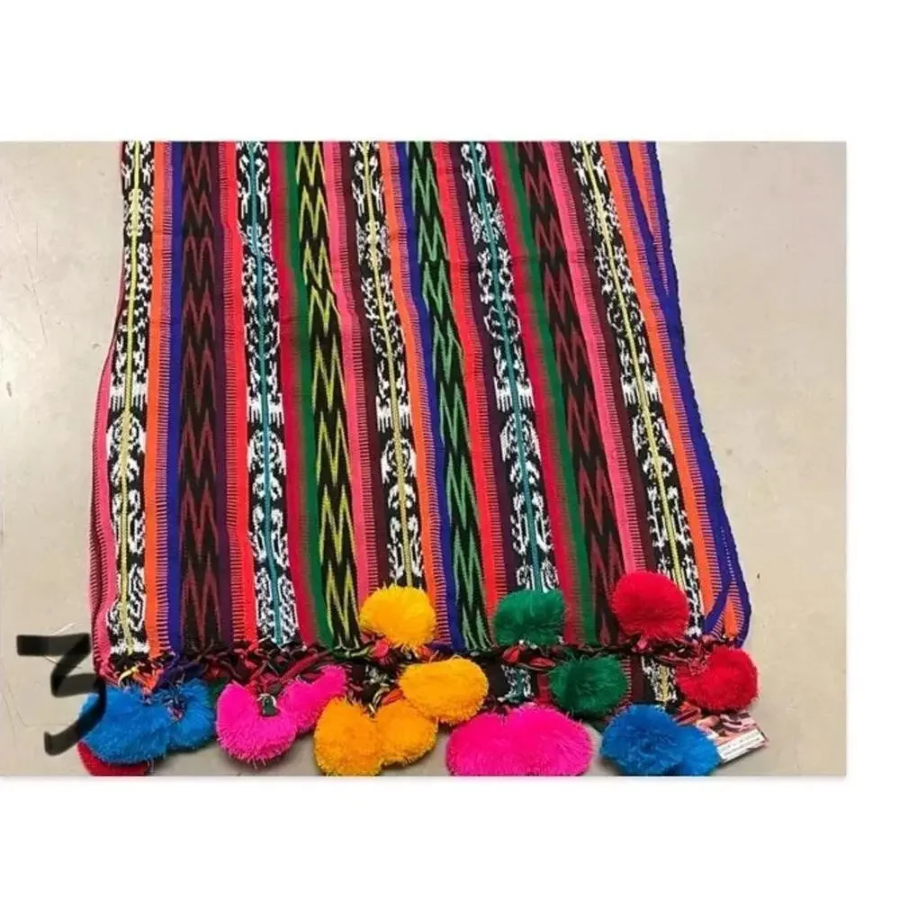 Woven loomed blanket from Guatemala Handwoven 27